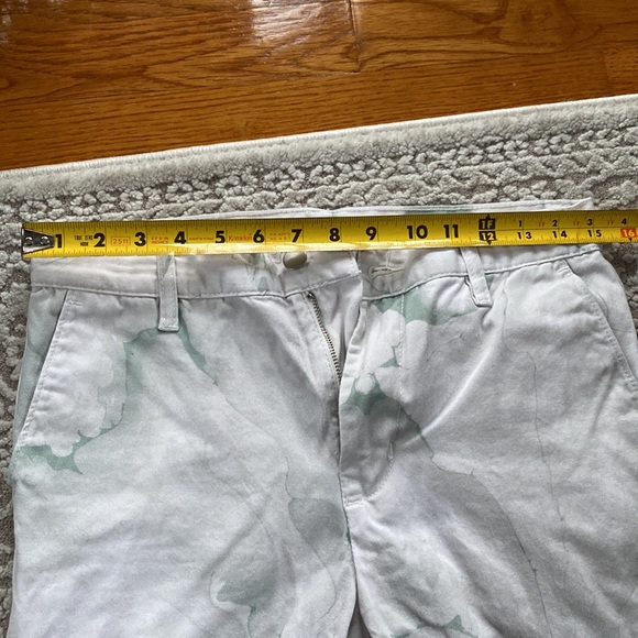 COLOUR RANGE GREEN AND WHITE TIE DYE JEANS - Picture 3 of 7